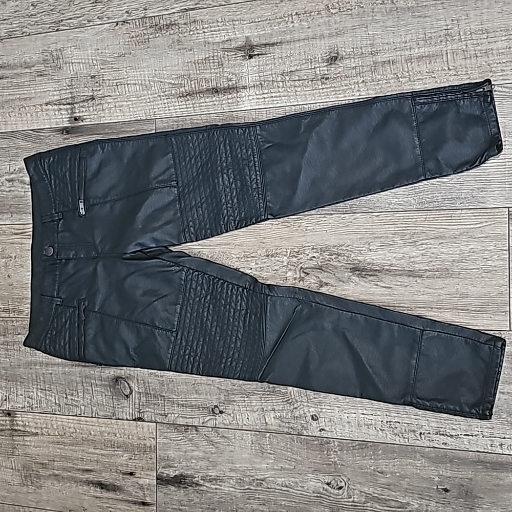 Free People Faux Leather Skinny Pants